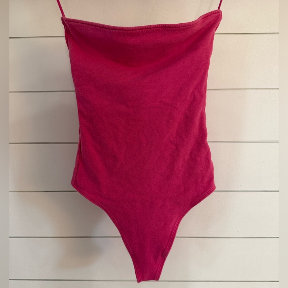 American Eagle Outfitters Hot Pink Bodysuit